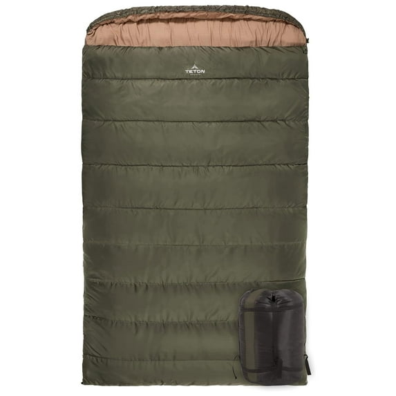 TETON Sports Mammoth 0 Degree Sleeping Bags for Camping & Base Camp, Green