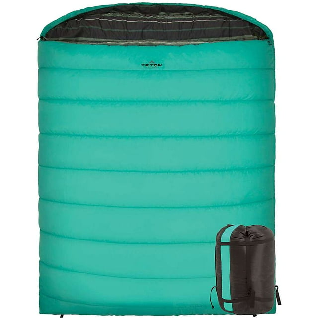 TETON Sports Mammoth 0F Comfortable Mummy Double Sleeping Bag for