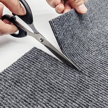 TETOU 15.8*78.7" Cat Scratching Mat with Self-Adhesive Trimmable, Replacement for Cat Tree Shelf Shelves, Cat Scratch Carpet for Indoor Cats - Dark Gray