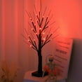 thumbnail image 1 of TETOU 1pc-24inch Halloween Lighted Birches Tree,Total 24 LED Battery Operated Artificial Black Spooky Tree with Timer Hallowe'en Decoration for Fall Home,Bedroom,Office,Wedding,Indoor Party-Orange, 1 of 6