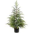 TETOU 3Ft Norfolk Pine Christmas Tree, Artificial Green Norfolk Pine