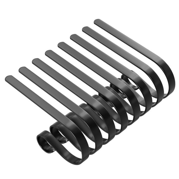 TETOU Christmas Stocking Holders No-slip Adjustable Hooks for Fireplace Mantel Stocking Hanger Hooks 8pcs