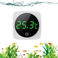 thumbnail image 1 of TETOU Digital LED Display Aquarium Thermometer with Sensor on The Back for Fish, Turtles, 1 of 7