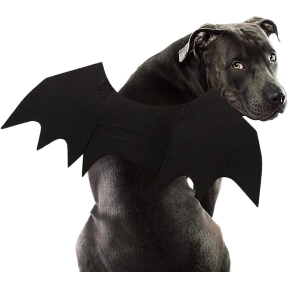 TETOU Dog Bat Costume, Hallowe'en Pet Costume Bat Fairy Wings Cosplay Dog Cat Costume for Hallowe'en Party