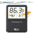 thumbnail image 1 of TETOU High Accuracy Digital Fish Tank Aquarium Thermometer with Alarm LCD Large Screen Display, 1 of 8