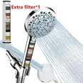 thumbnail image 1 of TETOU High Pressure Shower Heads, 5 Spray Modes Filtered Hose Filter Shower Head with Handheld for Hard Water Remove Chlorine and Harmful Substance, 1 of 9