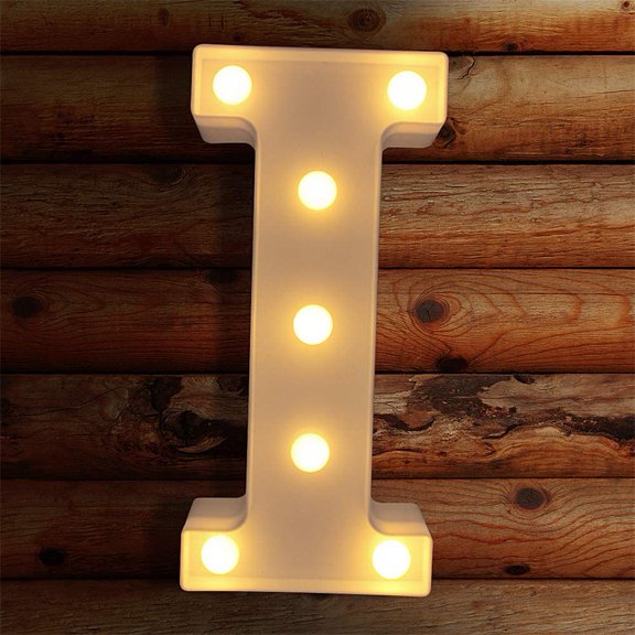 TETOU LED Letter Lights 8.86" Battery Operated Home Decor Marquee Signs
