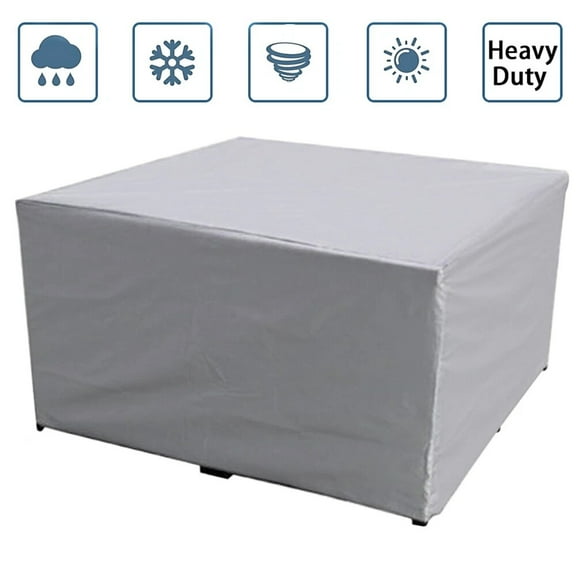 TETSELF Waterproof Rectangular Table Cover Outdoor Patio Furniture Heavy Duty All Weather