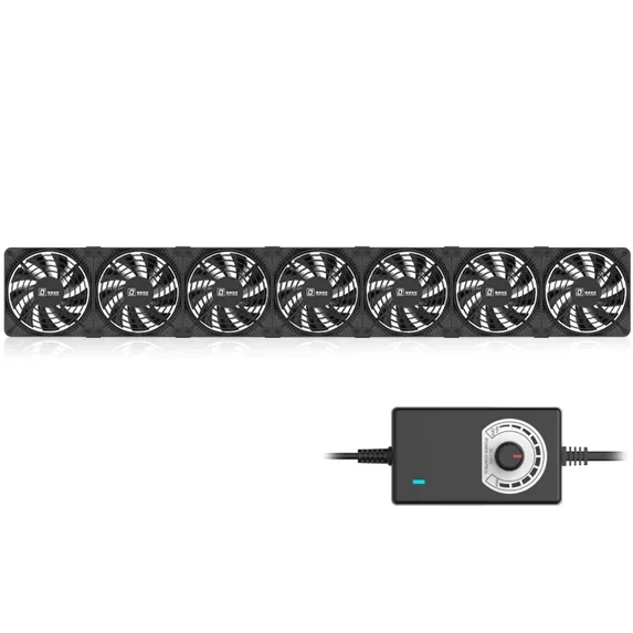 TEUCER 3000RPM 120MM Large Air Volume 220V Btc Mining Machine Workstation Cabinet Server Case Cooling System Fan with Adapter