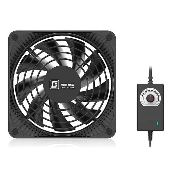 TEUCER 3000RPM 120MM Large Air Volume 220V Btc Mining Machine Workstation Cabinet Server Case Cooling System Fan with Adapter