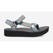 TEVA Womens Midform Universal Sandal 1090969-BLMC bloom cendre blue