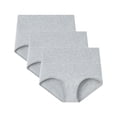thumbnail image 1 of TEVEQ 3 Pack Seamless Underwear for Women Full Coverage Soft Stretch Panties Women's Regular & Plus Size Xs 5Xl Cotton Underwear High Waisted Briefs 3 Pack D S, 1 of 3