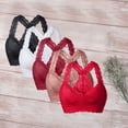 thumbnail image 1 of TEVEQ 5Pc Racerback Sports Bras for Women High Support No Underwire Seamless Wireless Bra Full Coverage Padded Support Bra for Yoga Gym Workout Fitness Womens Underwear 5 Wire Underwear Solid Multico, 1 of 7