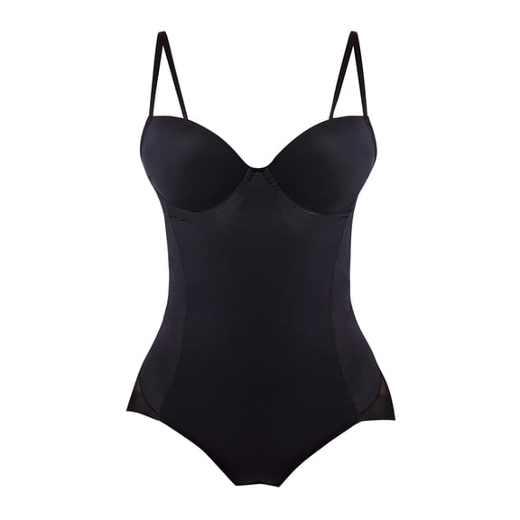 TEVEQ Body Shaper Tummy Control Backless Body Shaper Bra Backless Backless Bra Bodysuiless Strapless Body Shaper for Women Black L