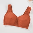 thumbnail image 1 of TEVEQ Bras for Women No Underwire Breathable Bras Front Button Bras Comfort Tshirt Bra Front Opening Bra Senior Padded Bras Comfy Supportive Snap Everyday Bras for Senior Lift Bras Front Closure, 1 of 9