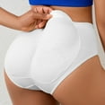 thumbnail image 1 of TEVEQ Butt Lifter Panties for Women Padded Underwear Seamless Booty Pads Enhancer Shapewear Butt Lifting Panty for Under Dresses Solid Color Detachable Hip Pad Peach Hip Shaping Underwear Pants, 1 of 4