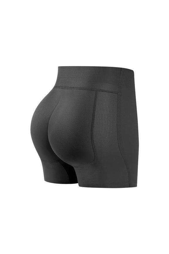 Butt Lifting Panties Padded Underwear for Women Butt Lifter Panties Booty Pads Butt Enhancer Boyshorts Shapewear Butt Lifter Padded Panty Hip Enhancer Underwear Body Shaper Boyshorts Black S