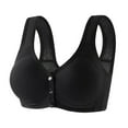 thumbnail image 1 of TEVEQ Front Closure Bras for Older Women Front Snap Closure Padded Bra for Older Senior Women, No Underwire Full Coverage Comfortable Bra Everyday Seamless Bras High Support Bras for Women Adjustable, 1 of 9