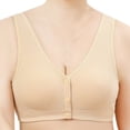 thumbnail image 1 of TEVEQ Front Closure Bras for Older Women Front Snap Closure Padded Bra for Older Senior Women, No Underwire Full Coverage Comfortable Bra Everyday Seamless Bras Front Bra Front Closure Sports Bras Co, 1 of 5