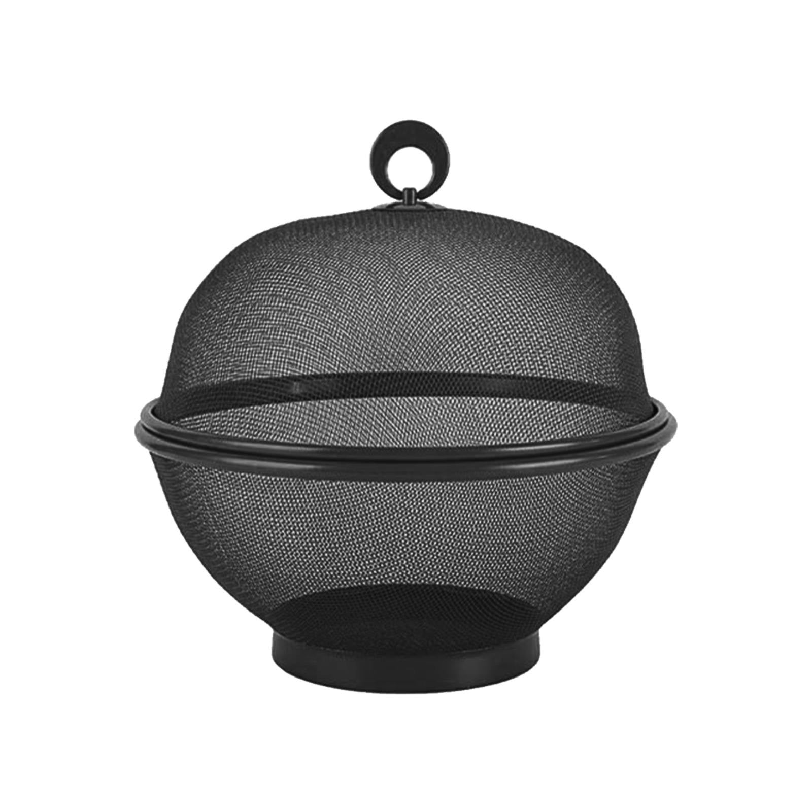 TEVEQ Fruit Basket With Lid Decorative Fruit Bowl Metal Wire Basket teveq-fruit-basket-with-lid-decorative-fruit-bowl-metal-wire-basket