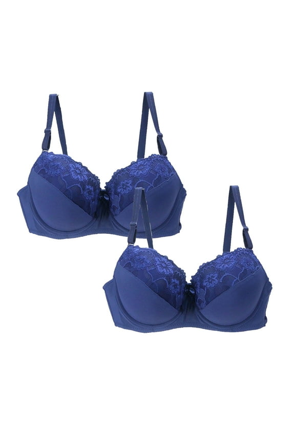 Lace Bras for Women Sleep Bras 2026 Fashion Clothes Bust Lifting Bras for Women Anti Sagging Bra Comfy Bras for Women Plus Size Bra Wireless Bras Smoothing Padded Bralette 100D 2PC