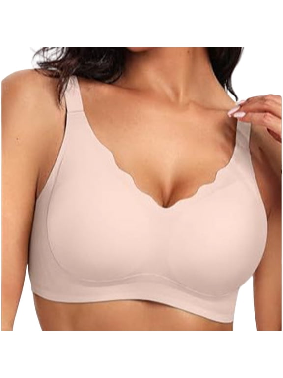 Push Up Bras for Women Comfortable Breathable Bras Super Gather Underwear for Senior Women Comfy Bras for Women Everyday Bra Bust Lifting & Shaping Bras for Women Full Coverage Bra L