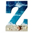 TEVEQ Reduced!Cutter,Beach Dream Beach Resin Letters Large Wooden