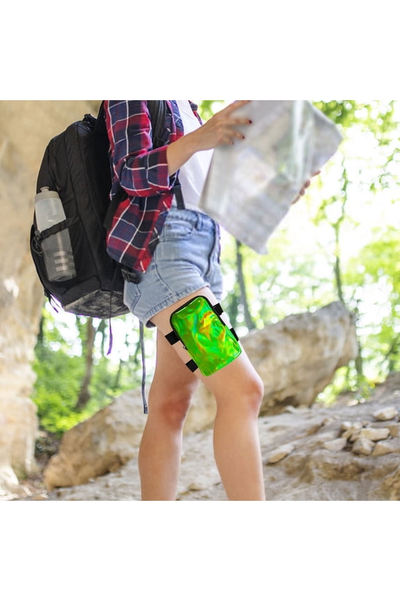 Sports Bag Clearance,Leg Bag, Thigh Bag with Adjustable Strap Leg Harness for Women Iridescent Hiking Travel Sport Leg Fanny Pack