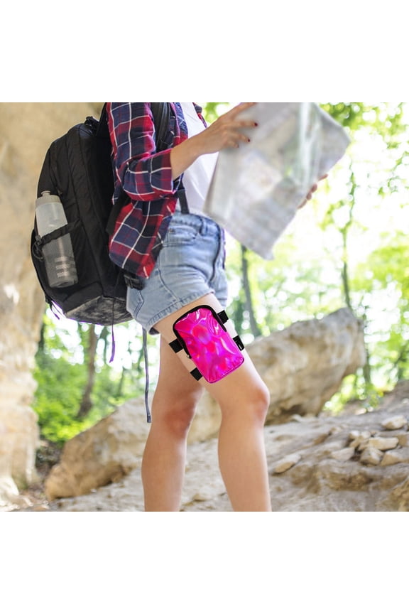 Sports Bag Clearance,Leg Bag, Thigh Bag with Adjustable Strap Leg Harness for Women Iridescent Hiking Travel Sport Leg Fanny Pack