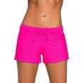 thumbnail image 1 of TEVEQ Women's Summer Loose Shorts Contrast Tie Up Beachwear Swim Shorts Women Tummy Control Women's Board Shorts Swimswear Bottoms Tankini Swim Bathing Briefs Swim Board Shorts for Women Swimwear, 1 of 3