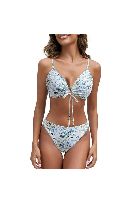 Women's Tan Through Slim Fit Hollow Translucent Non Tender Beach Sunbathing No Sun Swim Suits for Women 2025 Bikini Sets for Women Bathing Suit for Women Bikini 2025 New Triangle Bikini Sets