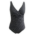 thumbnail image 1 of TEVEQ Womens Swimming Padded Swimsuit Monokini Up Swimwear One Piece Swimsuit Women Tummy Control Slimming Cheeky Modest 2025 Trendy Swim Suits for Women 2025 Bathing Suit for Women One Piece, 1 of 2