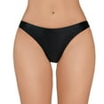 thumbnail image 1 of TEVEQ Womens Underwear Women's Silky Shiny Low Waist Briefs Transparent Underwear Cotton Underwear for Womens, 1 of 6
