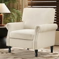 thumbnail image 1 of TEWLOSS Oversized Accent Chair for Living Room, Chenille Fabric Upholstered Arm Chair, Beige, 1 of 8