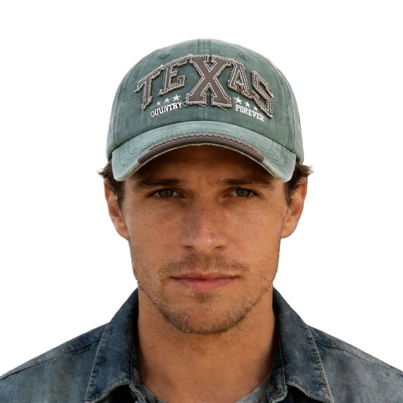 TEXAS 3D Embroidered Baseball Cap Women Men Vintage Ripped Distressed Dad Hat Texas State Pride Sun Hat Unisex