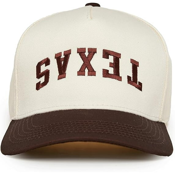 TEXAS Backwards Hat – Funny Embroidered Trucker Cap, Bold Western Style for Texans with a Sense of Humor, Casual Southern Statement Hat