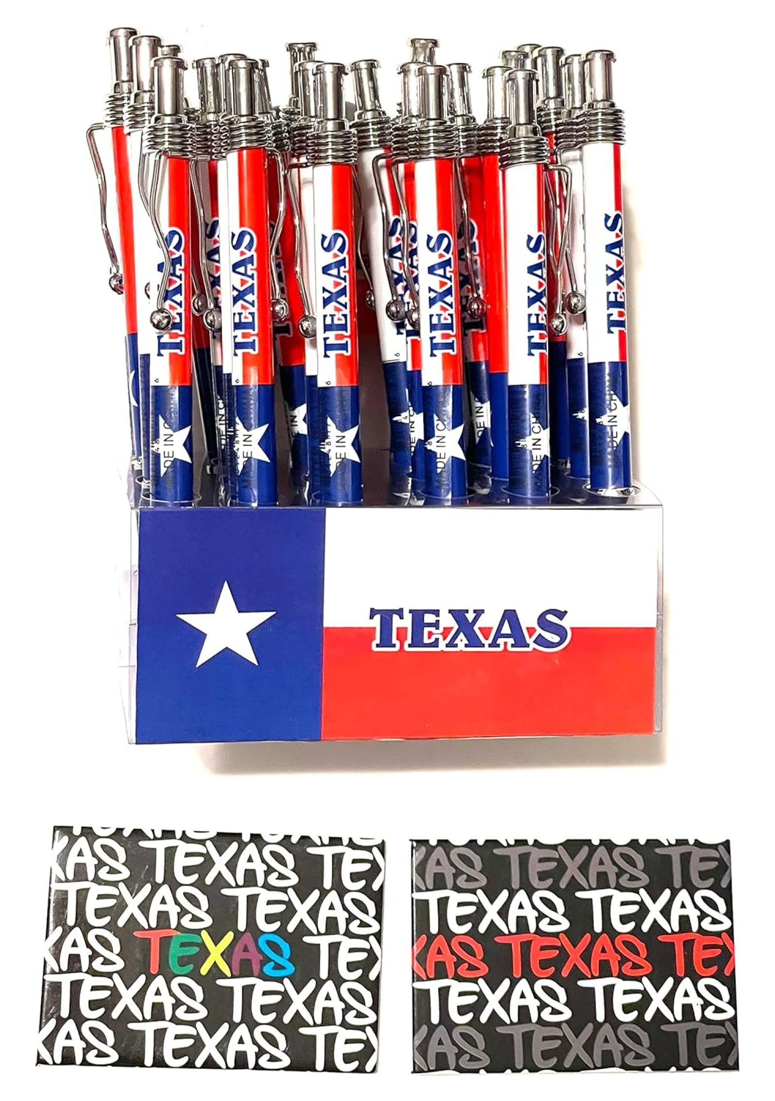 TEXAS FLAG PEN TEXAS SOUVENIR BUNDLE GIFT 24 PCS Texas Lone Star Flag