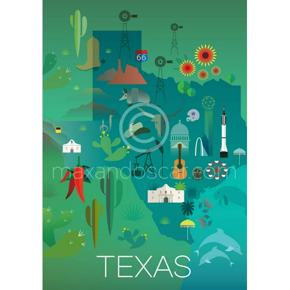 TEXAS PRINT