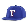 thumbnail image 1 of MLB Texas Rangers Primary Team Color Flat Bill Snap Back Hat, 1 of 2