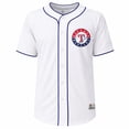 thumbnail image 1 of MLB Texas Rangers Men's White Full Button Jersey, 1 of 5