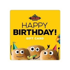 TEXAS ROADHOUSE HAPPY BIRTHDAY eGift Card [Email Delivery]