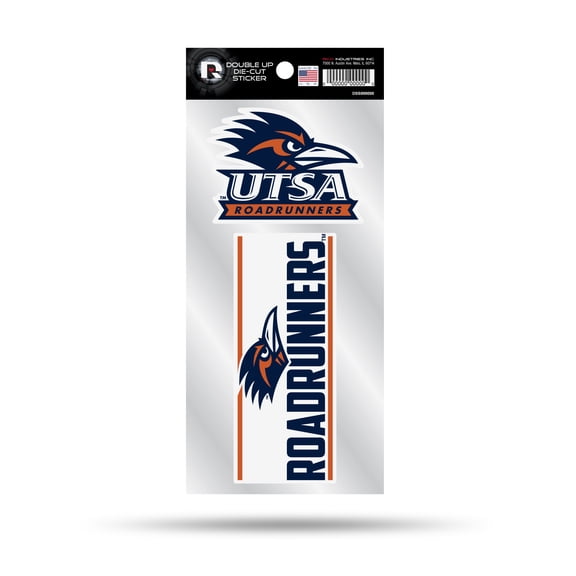 TEXAS - SAN ANTONIO DOUBLE UP DIE CUT STICKER