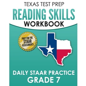 TEXAS TEST PREP Reading Skills Workbook Daily STAAR Practice Grade 7: Preparation for the STAAR Reading Tests, (Paperback)