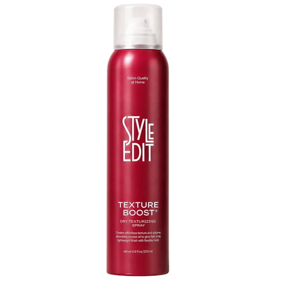 Style Edit TEXTURE BOOST Dry Texturizing Spray | Volumizing Hair Spray for Fine & Flat Hair | Lightweight Root Lift, Oil Absorption & Flexible Hold for Effortless, Full Hair | 6.8 oz