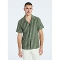 thumbnail image 1 of Free Assembly Men's Textured Cotton Camp Shirt with Short Sleeves, Sizes S-3XL, 1 of 6