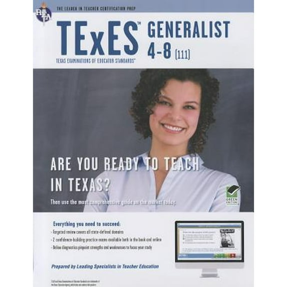 Pre-Owned TExES Generalist 4-8 (111) Book + Online (Paperback) 0738610356 9780738610351