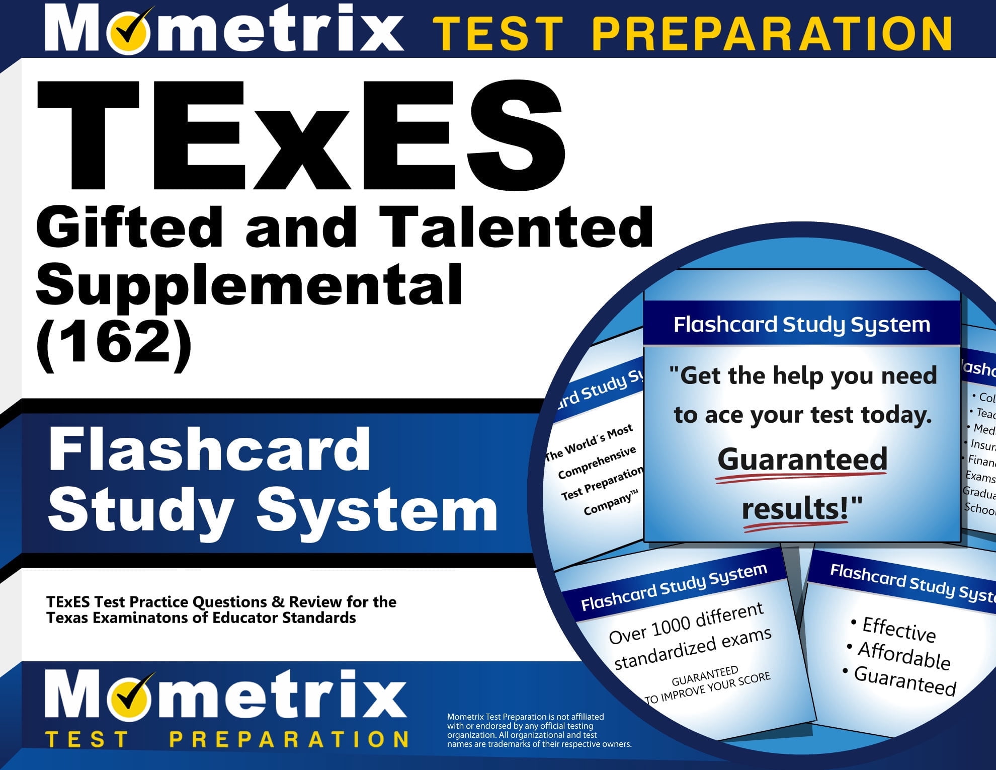 TExES Gifted and Talented Supplemental (162) Flashcard Study System ...