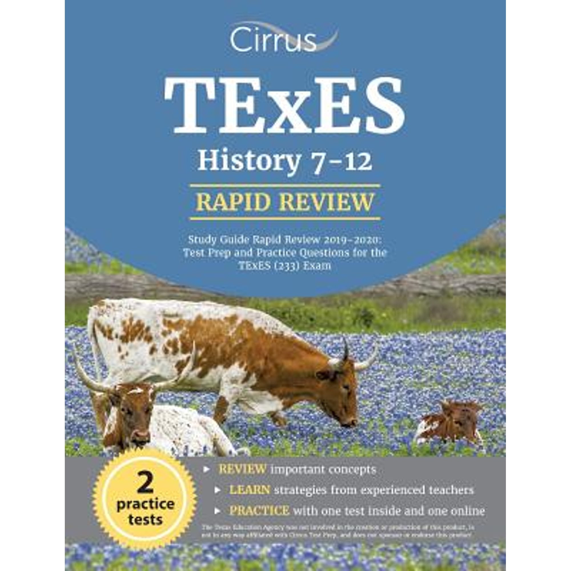 Pre-Owned TExES History 7-12 Study Guide Rapid Review 2019-2020: Test Prep and Practice Questions (Paperback 9781635304831) by Cirrus Teacher Certification Exam Team