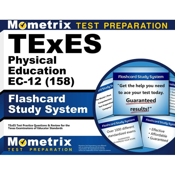 TExES Physical Education Ec-12 (158) Flashcard Study System : TExES Test Practice Questions & Review for the Texas Examinations of Educator Standards (Cards)
