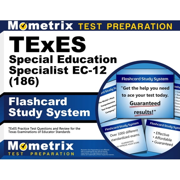 TExES Special Education Specialist EC-12 (186) Flashcard Study System: TExES Practice Test Questions and Review for the Texas Examinations of Educator Standards